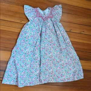 Pepa London Colorful Floral Smocked Dress